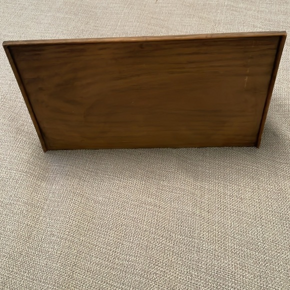 Vintage LERNER Faux Carved Wood Look Desk Organizer Mid Century Modern - Picture 7 of 12